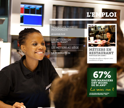 Site de recrutement Mc Donald's Site de recrutement Mc Donald's